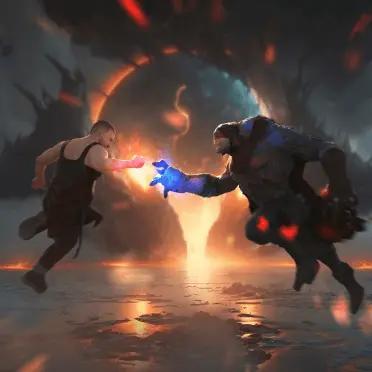 Wizards battle image